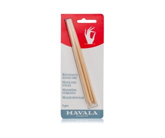 Mavala Палочки для маникюра деревянные Manicure Sticks 5шт 9090613 (на блистере) 
