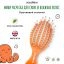 Solomeya Расческа для сухих и влажных волос мини Оранжевый  Осьминог/Detangling octopus brush for dry hair and wet hair mini Orange 