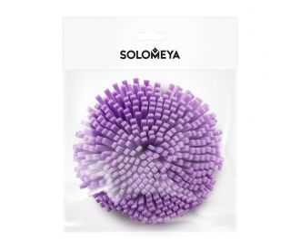 Solomeya Мочалка спонж для тела, фиолетовая / Bath Sponge, lilac, 1 шт 2210612 