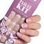 Selfie Star Набор накладных ногтей без клея Классический френч, короткая длина  /  Nails kit without glue Classic French, short length SSNK0011, 24 шт FD0011