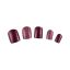 Selfie Star Набор накладных ногтей без клея Бордовый, короткая длина  /  Nails kit without glue Bordeaux, short length  SSNK6261, 24 шт PD6261
