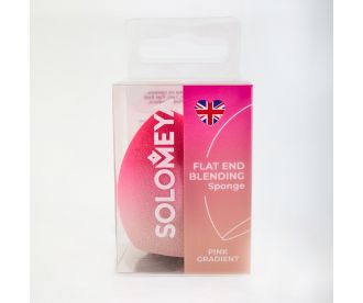 Solomeya Спонж для макияжа со срезом, Розовый Градиент, 1 шт./Solomeya Flat End blending sponge, Pink Gradient, 1 pcs. 