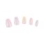 Selfie Star Набор накладных ногтей без клея Разноцветный френч, короткая длина  / Nails kit without glue Colorful French, short length SSNK5929, 24 шт PDV5929