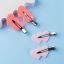 Solomeya Заколка-зажим для волос в форме сердца / No Crease Hair Clips Heart, набор из 4 шт, ref. 230418-002 