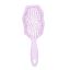 Solomeya Массажная расческа для сухих и влажных волос с широкими зубьями Сиреневая /  Wide teeth air cushion brush for wet&dry hair Lilac 