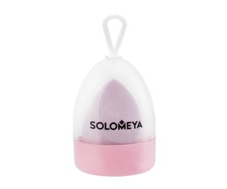 Solomeya Косметический спонж для макияжа со срезом лиловый / Flat End blending sponge,  lilac