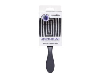 Solomeya Wet Detangler Brush Paddle Grape / Расческа для сухих и влажных волос c ароматом винограда MZ006 MZ006