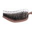 Solomeya Расческа массажная для волос с натуральной щетиной, Коричневая / Hair Brush with natural boar bristle, Brown, 1 шт в упаковке 