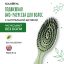 Solomeya Подвижная био-расческа для волос c натуральной щетиной Зеленая /Detangling bio hair brush with natural boar bristle Green , 1 шт в упаковке 5440-4-M2