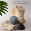Solomeya Очищающий спонж для умывания конняку с древесным углем / Charcoal Konjac Sponge, 1 шт 