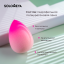 Solomeya Большой спонж для макияжа в виде капли Розовый Градиент / Large Drop blending sponge Pink Gradient, 1 шт 