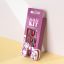 Selfie Star Набор накладных ногтей без клея Бордовый, короткая длина  /  Nails kit without glue Bordeaux, short length  SSNK6261, 24 шт PD6261