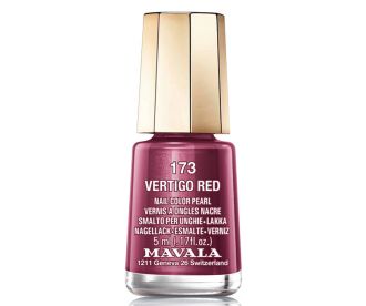 Mavala Лак для ногтей Мерцающий бордовый Vertigo Red 9091173
