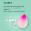 Solomeya Большой спонж для макияжа в виде капли Розовый Градиент / Large Drop blending sponge Pink Gradient, 1 шт 