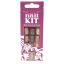 Selfie Star Набор накладных ногтей без клея Нюдовая рапсодия, короткая длина  /  Nails kit without glue Nude rhapsody, short length  SSNK057, 24 шт PDV2057