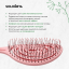 Solomeya Подвижная био-расческа для волос Светло-розовая /Detangling bio hair brush Light pink , 1 шт в упаковке