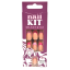 Selfie Star Набор накладных ногтей без клея Розовый френч, короткая длина  /  Nails kit without glue Pink  French, short length  SSNK4008, 24 шт PDV4008