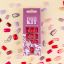 Selfie Star Набор накладных ногтей без клея Классический красный, короткая длина  /  Nails kit without glue Real Red, short length  SSNK4360, 24 шт PDV4360
