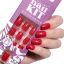 Selfie Star Набор накладных ногтей без клея Красный бархат, короткая длина  /  Nails kit without glue Mars Red, short length  SSNK5930, 24 шт PDV5930