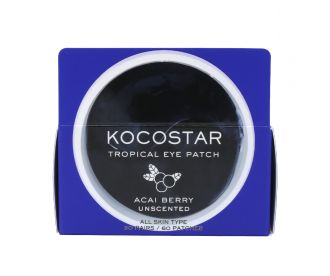 Kocostar Гидрогелевые патчи для глаз Тропические фрукты (60 патчей/30 пар) (Ягоды Асаи) 90г/ Tropical Eye Patch (Acai Berry) Jar