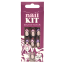Selfie Star Набор накладных ногтей без клея Комикс дизайн, короткая длина  /  Nails kit without glue Comic nails, short length  SSNK6382, 24 шт 3g clear glue