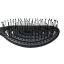 Solomeya Подвижная био-расческа для волос Черная /Detangling bio hair brush Black , 1 шт