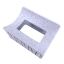 Solomeya Straw Claw Hair Clip Square, Blue/Крабик для волос из натуральной пшеницы Квадратный, цвет Голубой