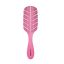 Solomeya Массажная био-расческа для волос мини Розовая / Scalp massage bio hair brush mini Pink, 1 шт