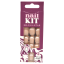 Selfie Star Набор накладных ногтей без клея Классический френч, короткая длина  /  Nails kit without glue Classic French, short length SSNK0011, 24 шт FD0011
