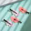 Solomeya Заколка-зажим для волос в форме сердца / No Crease Hair Clips Heart, набор из 4 шт, ref. 230418-002 