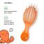 Solomeya Расческа для сухих и влажных волос мини Оранжевый  Осьминог/Detangling octopus brush for dry hair and wet hair mini Orange 
