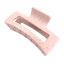 Solomeya Straw Claw Hair Clip Rectangle, Pink / Крабик для волос из натуральной пшеницы Прямоугольный, цвет Розовый