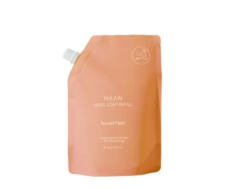 HAAN Жидкое мыло для рук с пребиотиками и Алоэ Вера "Таинственный закат"  /HAND SOAP SUNSET FLEUR, в мягкой упаковке, 350 мл 