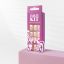 Selfie Star Набор накладных ногтей без клея Классический френч, короткая длина  /  Nails kit without glue Classic French, short length SSNK0011, 24 шт FD0011