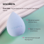 Solomeya Косметический спонж для макияжа, меняющий цвет “Blue-pink”/  Color Changing blending sponge Blue-pink