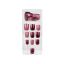 Selfie Star Набор накладных ногтей без клея Бордовый, короткая длина  /  Nails kit without glue Bordeaux, short length  SSNK6261, 24 шт PD6261