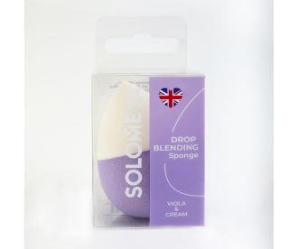 Solomeya Спонж для макияжа "Капля", Viola&Cream, 1 шт./Solomeya Drop blending sponge, Viola&Cream, 1 pcs. 
