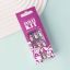 Selfie Star Набор накладных ногтей без клея Комикс дизайн, короткая длина  /  Nails kit without glue Comic nails, short length  SSNK6382, 24 шт 3g clear glue
