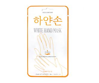 Kocostar Восстанавливающая маска для рук «Увлажнение и Сияние»  8 мл/ White Hand Mask