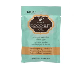HASK Питательный кондиционер с кокосовым маслом / Monoi Coconut Oil Nourishing Deep Conditioner Packet 50 Ml 33308 33308