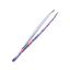 Solomeya Пинцет для бровей со скошенным краем в дизайне/Eyebrow tweezer with a wide beveled edge in design ST003, 1 шт.