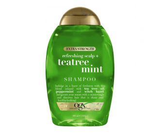 OGX Освежающий шампунь для кожи головы с маслом Чайного дерева и мятой / Extra Strength Refreshing Scalp + Teatree Mint Shampoo 67071