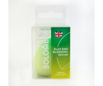 Solomeya Спонж для макияжа со срезом, Зеленый Градиент, 1 шт./Solomeya Flat End blending sponge, Green Gradient, 1 pcs. 