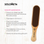 Solomeya Широкая профессиональная деревянная педикюрная пилка( черная)/Professional Wooden Wide Foot File (black) #100/220