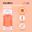Solomeya Арома-расческа для сухих и влажных волос с ароматом Персика мини / Aroma Brush for Wet&Dry hair Peach mini, 1 шт 