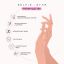 Selfie Star Набор накладных ногтей без клея Розовый френч, короткая длина  /  Nails kit without glue Pink  French, short length  SSNK4008, 24 шт PDV4008