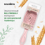 Solomeya Подвижная био-расческа для волос Светло-розовая /Detangling bio hair brush Light pink , 1 шт в упаковке