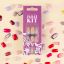 Selfie Star Набор накладных ногтей без клея Разноцветный френч, короткая длина  / Nails kit without glue Colorful French, short length SSNK5929, 24 шт PDV5929