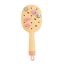 Solomeya Массажная расческа  для волос с отверстиями для джиббитсов, Абрикосовая, 1 шт. /Croks Massage Hair Brush, Apricot, 1 pcs. 