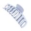 Solomeya Straw Claw Hair Clip Round, Blue /Крабик для волос из натуральной пшеницы Овальный, цвет Голубой